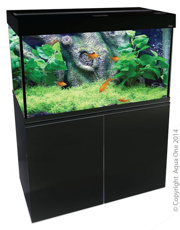 Picture of Aqua One Brilliance 120 Black LED Aquarium Set *SALE*