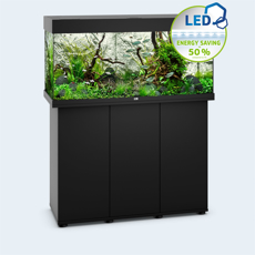 Picture of Juwel Rio 180 LED model with SBX Cabinet BLACK. SALE!